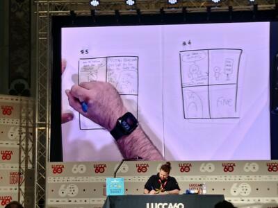 30 strisce in 30 minuti, rinnovata la sfida del fumettista Sio: mezz’ora di ironia e nonsenso a Lucca Comics & Games 2026